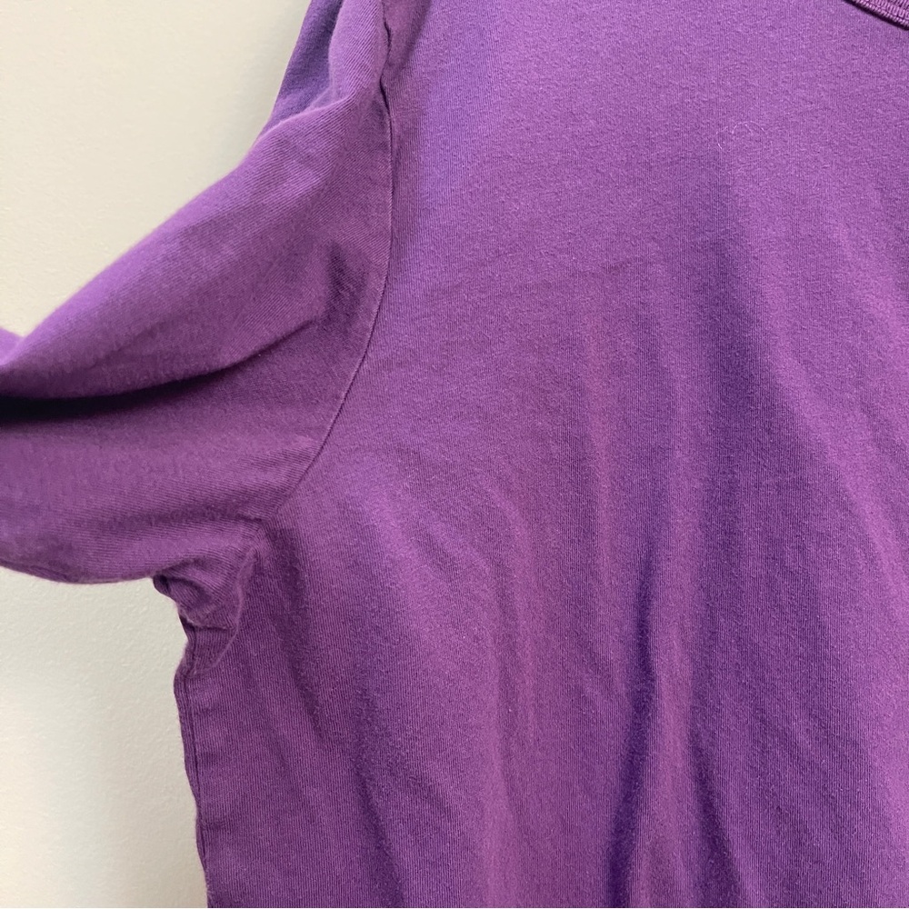 American Eagle Men’s Purple Long Sleeve Graphic T-Shirt in size Large - Picture 6 of 7